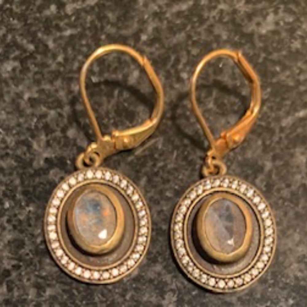 TAT2 Lavradorite Earrings - Pierced